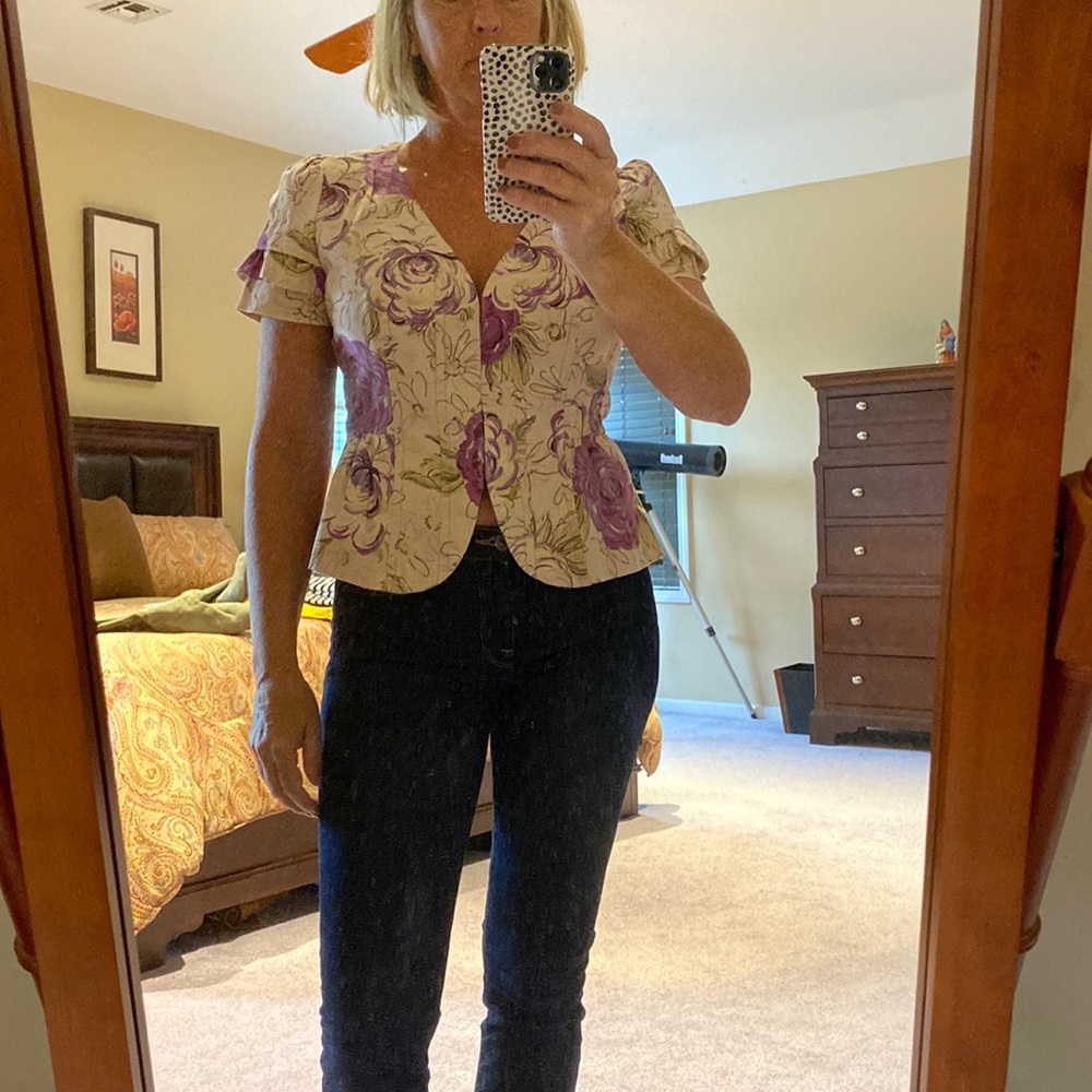 Elevenses floral jacket with cute design